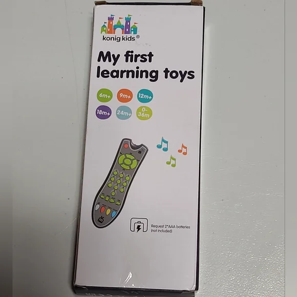 Konig Kids My First Learning Toy Remote Control - Picture 3 of 7